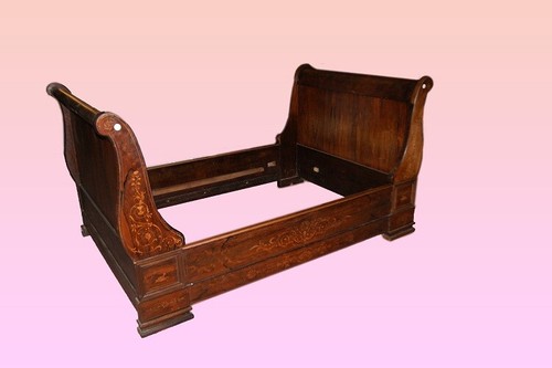 Grande letto francese del 1800