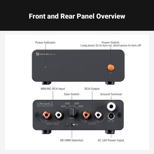 Fosi audio box - fosi, x5