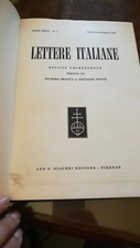 LETTERE ITALIANE  ANNO XXXVI - 1984  AA.VV. Annata COMPLETA