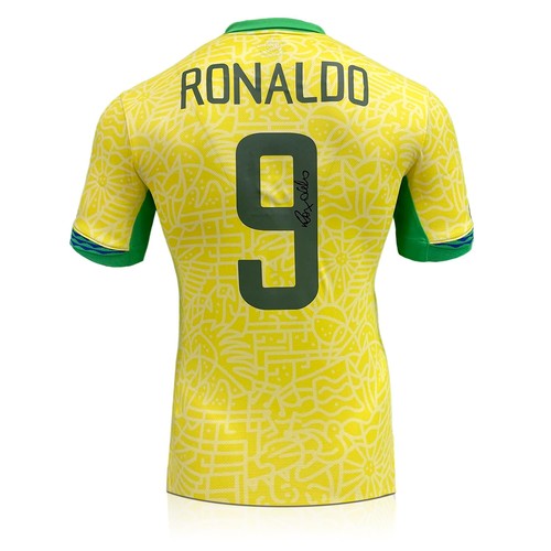 Maglia del brasile autografata - del,