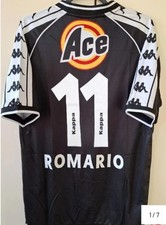 **Maglia VASCO DA GAMA 2000 ROMARIO 11 CALCIO RETRO CAMISETA JERSEY EDMUNDO ACE