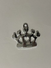 ciondolo corona in metallo