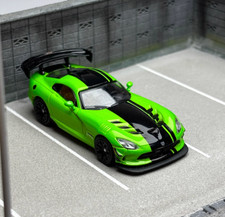 CR Tarmac 1:64 Green Viper ACR Extreme Coupe modello sportivo auto in metallo pressofuso
