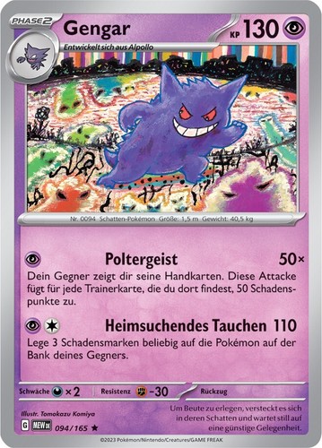 Pokemon 151 gengar holo - pokemon,