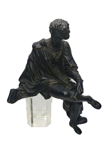Scultura figura romana - , seduta