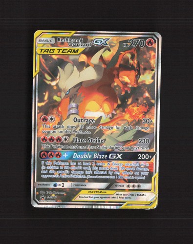 Carta pokemon holo - carta, reshiram