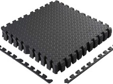 TAPPETO PUZZLE TAPPETINO FITNESS PALESTRA MULTIUSO GOMMA SCHIUMA EVA 4PZ 60X60CM