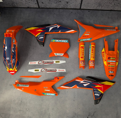 Plastiche grafica ktm - +,