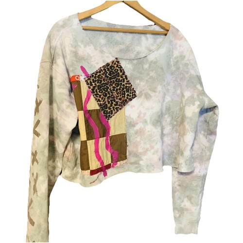 Felpa upcycled cropped - felpa,