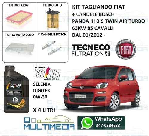 Tagliando filtri candele e - filtri,