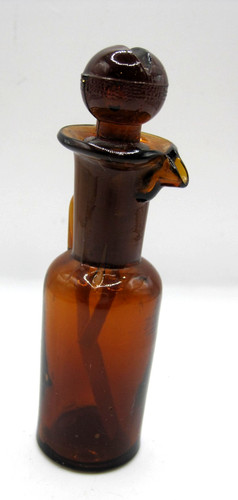 Vintage bottle with cap - bottle,