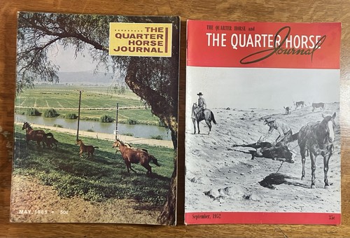 Two vintage quarter - vintage, horse