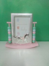 Cornice argento nascita - cornice,