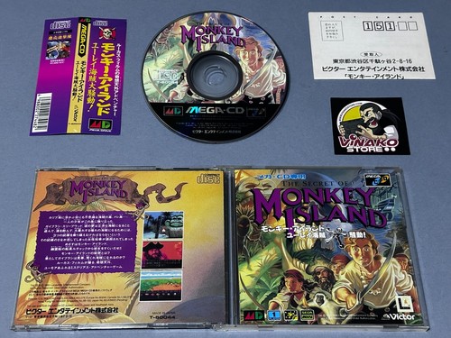 Monkey island sega mega - sega,