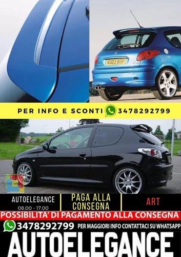 Spoiler adatto per peugeot 206 - adatto,