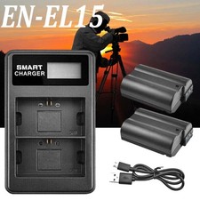 2x 2800 mAh EN-EL15 batteria e