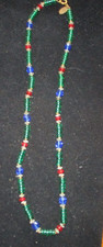 Collana di perline multicolore