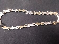 Braccialetto coniglietti argento 800 anni '70