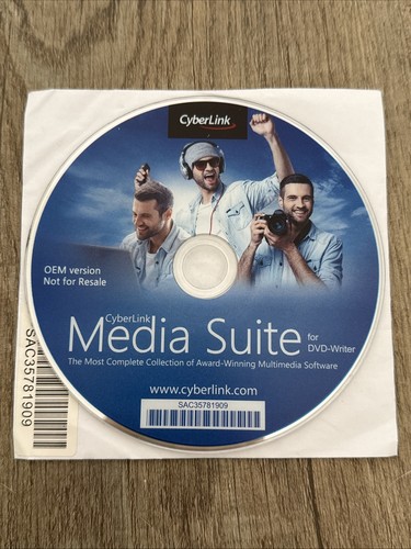 Cyberlink media suite - media, dvd