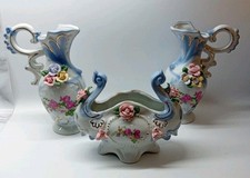 Vintage ☆ Trittico Di Vasi