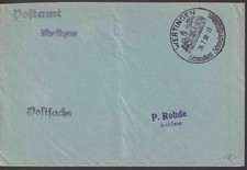 DR/POSTSACHE, Wertingen, OWS, 26.7.38