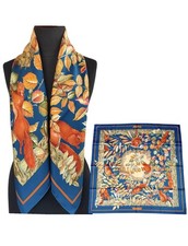 HERMES Casse Noisette Carre 90
