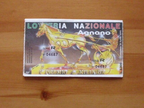 Biglietto lotteria nazionale - lotteria,
