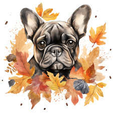 2 adesivi auto Bulldog