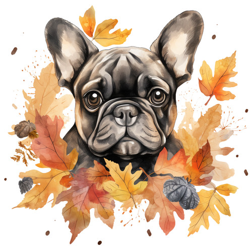 Bulldog francese cane auto