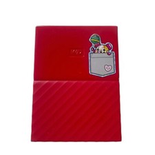 Disco rigido esterno portatile WD My Passport 1 TB - leggermente usato - Rosso