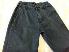 pantaloni bimbo 6-7 anni classici blu notte gamba dritta