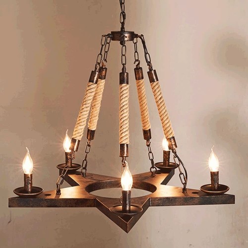 Lampadario vintage attacco - lampadario,