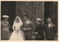 B2 - Foto Photo Fotografia Anni 60 - Coppia Sposi Animata