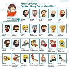 HARRY POTTER QUIDDITCH FUNKO POP KINDER JOY 2024 SCEGLI IL TUO PERSONAGGIO
