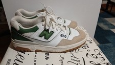 New Balance 550 Scarpe Sportive per Uomo, EU 43- Bianche e verdi
