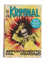 KRIMINAL  291 - Appuntamento col Demonio - Corno - 1971 - Magnus - ADESIVI