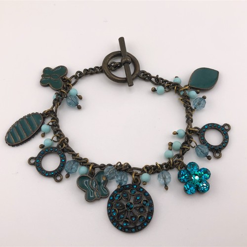 Bracciale charm perline - bracciale,
