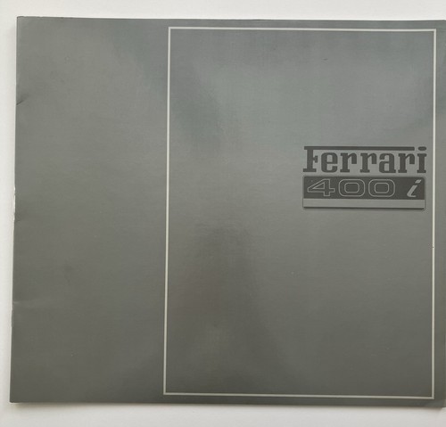 Brochure ferrari 400i - brochure,