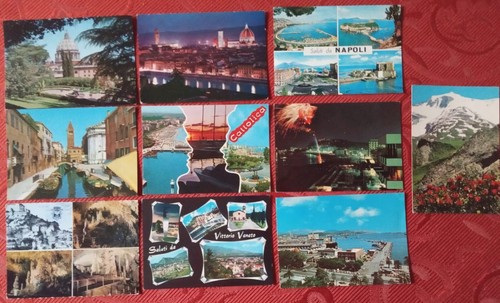 Cartoline utilizzate spedite - cartoline, e