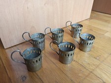 Set portabicchieri punzonatura