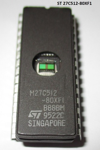 M27c512 80xf1 eprom - m27c512-80xf1, uv-eprom
