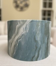 Paralume lampada marmo velluto tessuti prestigiosi tessuto lava schiuma di mare onda paralume