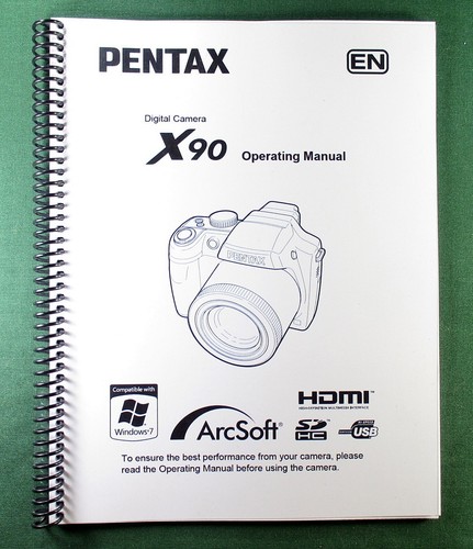 Manuale operativo pentax x90 - manuale,