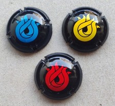 3 BEER CAPS – CAPSULES BIERE – KRONKORKEN – CHAPA CERVEZA – TAPPI BIRRA