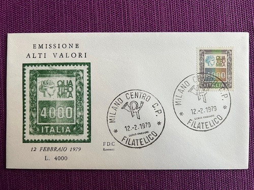 Italia 1979 fdc cavallino - ,