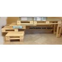 Scrivania realizzata con