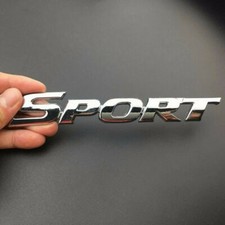 3D SPORT Logo Metallo Emblema