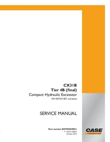 Case cx31b tier - case, 4b