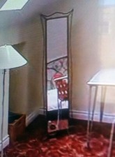 Specchiera  da terra in ferro