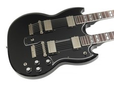 BELLISSIMO Gibson Custom Shop anni 60 EDS-1275 in EBONY Murphy Lab ultra leggero invecchiato!
